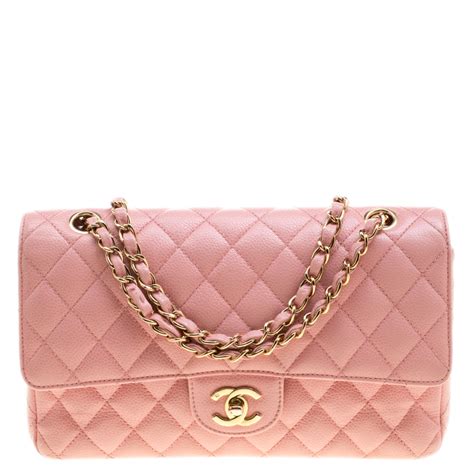 pink quilted chanel bag|original quilted chanel bag.